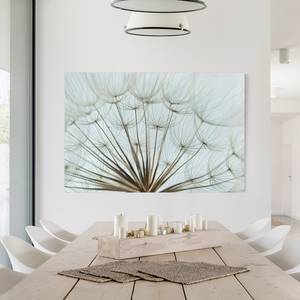 Bild Schöne Pusteblume Leinwand /  Massivholz Fichte - Mehrfarbig - 120 x 80 cm