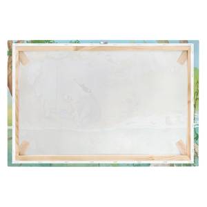 Tableau déco Un ascenseur pour Elsa Toile / Épicéa massif - Multicolore - 60 x 40 cm