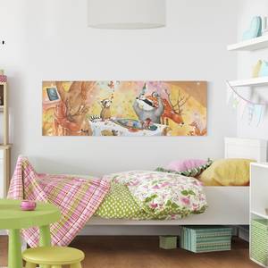 Tableau déco Un festin pour Wassili Toile / Épicéa massif - Multicolore - 60 x 40 cm