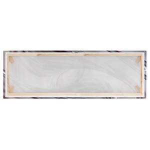 Tableau déco Illusionary I Toile / Épicéa massif - Multicolore - 90 x 30 cm
