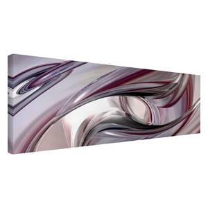 Afbeelding Illusionary I canvas/massief sparrenhout - meerdere kleuren - 120 x 40 cm