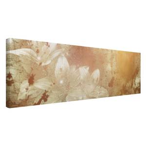 Bild Lilith Leinwand /  Massivholz Fichte - Mehrfarbig - 90 x 30 cm