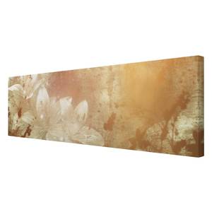 Bild Lilith Leinwand /  Massivholz Fichte - Mehrfarbig - 90 x 30 cm