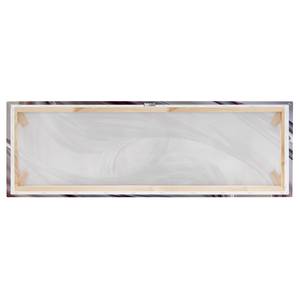 Tableau déco Illusionary I Toile / Épicéa massif - Multicolore - 150 x 50 cm