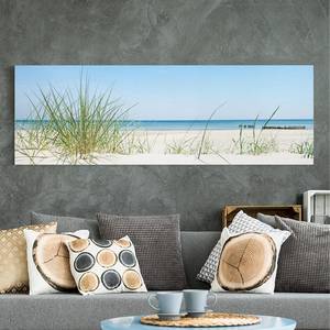 Afbeelding Oostzeekust I canvas/massief sparrenhout - meerdere kleuren - 90 x 30 cm