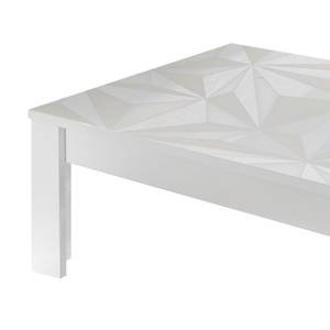 Table basse Prisma Blanc brillant