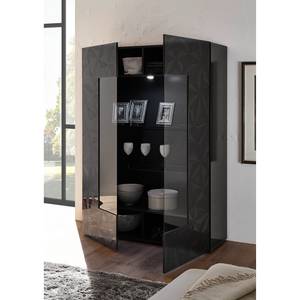 Vitrine Prisma Anthracite brillant