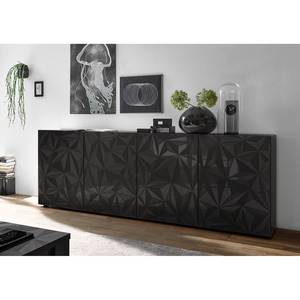 Sideboard Prisma I Hochglanz Anthrazit - Breite: 241 cm