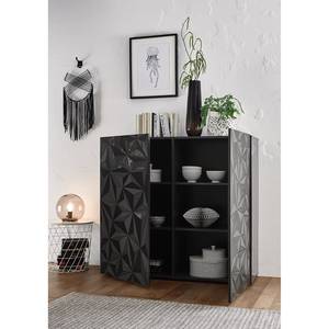 Buffet haut Prisma Anthracite brillant