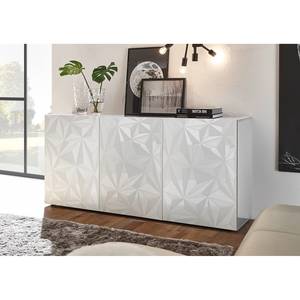 Dressoir Prisma I Hoogglans wit - Breedte: 181 cm