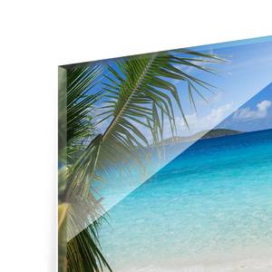 Bild Perfect Maledives ESG Sicherheitsglas - Mehrfarbig - 125 x 50 cm