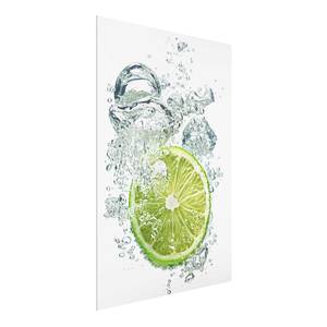 Bild Küche - Lime Bubbles ESG Sicherheitsglas - Mehrfarbig - 75 x 100 cm