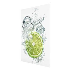 Bild Küche - Lime Bubbles ESG Sicherheitsglas - Mehrfarbig - 75 x 100 cm