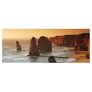 Tableau déco les 12 apôtres d’Australie Verre de sécurité ESG - Multicolore - 80 x 30 cm
