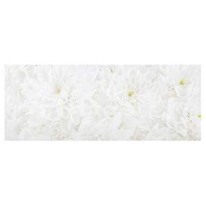 Bild Dahlien Blumenmeer ESG Sicherheitsglas - Mehrfarbig - 100 x 40 cm