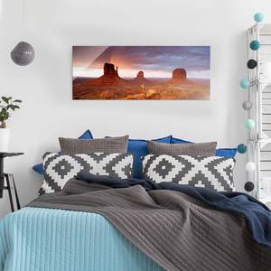 Afbeelding Monument Valley ESG-veiligheidsglas - meerdere kleuren - 125 x 50 cm