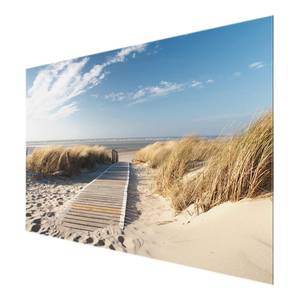 Bild Ostseestrand II ESG Sicherheitsglas - Mehrfarbig - 120 x 80 cm