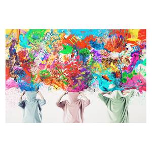 Tableau déco Brain Explosions I Plaque en mousse rigide Forex - Multicolore - 60 x 40 cm
