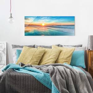 Afbeelding Romantische Zonsondergang ESG-veiligheidsglas - meerdere kleuren - 80 x 30 cm