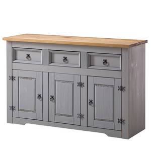 Sideboard Finca Rustica Kiefer massiv - Kiefer Grau