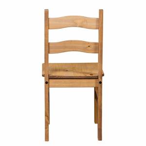 Chaises Finca Rustica (lot de 2) Pin massif - Epicéa naturel