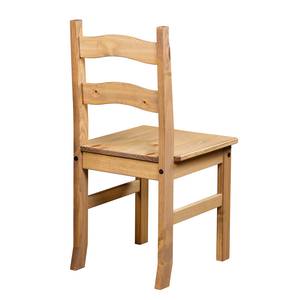 Chaises Finca Rustica (lot de 2) Pin massif - Epicéa naturel