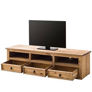 TV-Lowboard Finca Rustica II Kiefer massiv - Kiefer Natur