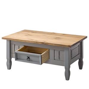 Table basse Finca Rustica Pin massif - Pin gris