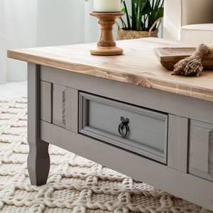 Table basse Finca Rustica Pin massif - Pin gris