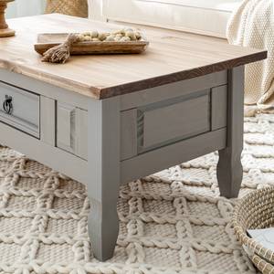 Table basse Finca Rustica Pin massif - Pin gris