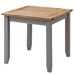 Table Finca Rustica I Pin massif - Pin gris - 80 x 80 cm