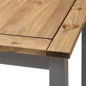 Table Finca Rustica I Pin massif - Pin gris - 80 x 80 cm