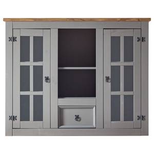 Vitrine pour buffet Finca Rustica Pin massif - Pin gris