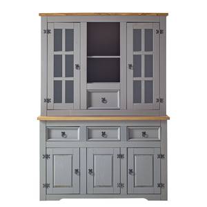 Vitrine pour buffet Finca Rustica Pin massif - Pin gris