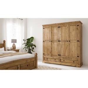 Drehtürenschrank Finca Rustica II Kiefer massiv - Kiefer Natur - Breite: 194 cm