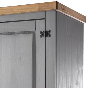 Armoire Finca Rustica II Pin massif - Pin gris - Largeur : 242 cm