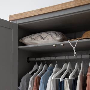 Armoire Finca Rustica II Pin massif - Pin gris - Largeur : 242 cm