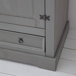 Armoire Finca Rustica II Pin massif - Pin gris - Largeur : 242 cm