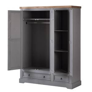 Armoire Finca Rustica II Pin massif - Pin gris - Largeur : 154 cm