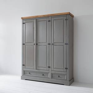 Armoire Finca Rustica II Pin massif - Pin gris - Largeur : 154 cm