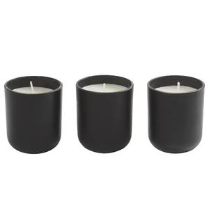 Bougie parfumée Black Amber (lot de 3) Noir