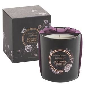 Geurkaars Black Amber & Ginger Lily zwart