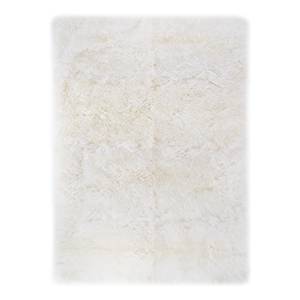 Tapis en peau Davos I Peau de mouton - Blanc crème - 65 x 130 cm