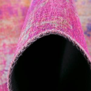 Tapis vintage Unique III Fibres synthétiques - Multicolore - Rose vif