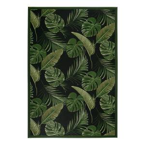 In- & outdoorvloerkleed Labuka kunstvezels - Groen/wit - 80 x 150 cm