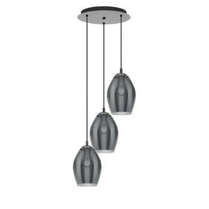Hanglamp Estanys I glas/staal - 3 lichtbronnen