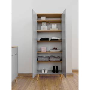 Garderobenschrank Dot Grau