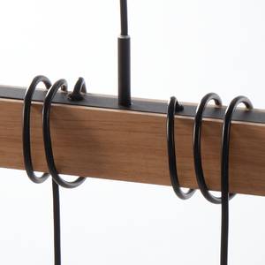 Hanglamp Townshend I Zwart - Bruin - Plaatmateriaal - Metaal - 100 x 110 x 20 cm