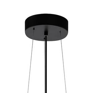 Hanglamp Varillas I textielmix/staal - 3 lichtbronnen
