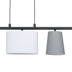 Hanglamp Almeida textielmix/staal - Aantal lichtbronnen: 5